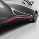Toyota Original Seitliche Dekorative Rot Farbige Ch-r 16'-22' 2 Rechts 2 Links