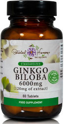 Botanical Harmony Ginkgo Biloba 6000mg 60 ταμπλέτες
