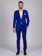 Ανδρικό Γαμπριάτικο Κοστούμι Royal Blue