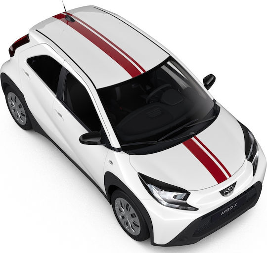 Toyota Genuine Red Roof Bonnet Stickers Aygo X 22'