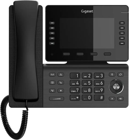 Gigaset Pro P850w Ενσύρματο Τηλέφωνο IP Μαύρο