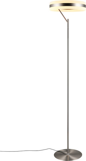 Trio Lighting Dios LED Floor Lamp Silver