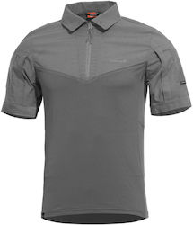 Pentagon Μπλούζα Polo σε Γκρι χρώμα