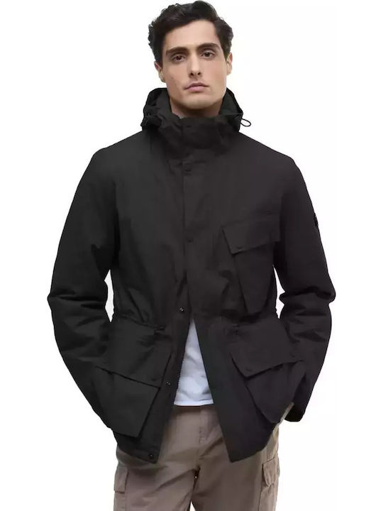 Barbour Μπουφάν Αδιάβροχο Μαύρο