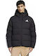 Essentials 3 Stripes Geacă Puffer Waterproof Neagră