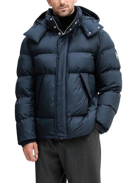 Boss Μπουφάν Puffer Μπλε
