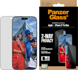 PanzerGlass 2-Wege-Datenschutz-Displayschutzfolie für iPhone 17 Pro Max mit extrabreiter Passform und EasyAligner