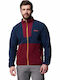 Fleece Jacke Rich Wine, Collegiate Navy