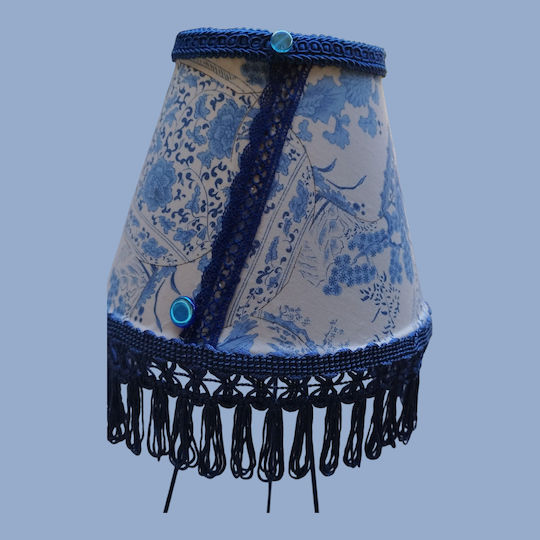 Καπέλο Φωτιστικού Blue Royal Japanesse Διαστάσεις 15*12*10