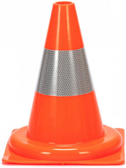 Traffic Cone Plastic White Color 50x50cm
