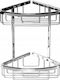 Tesa Wall Mounted Bathroom Shelf Metallic