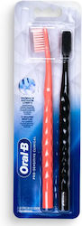 Oral-B Sensitive Οδοντόβουρτσα Extra Soft Pink/black 2τμχ