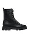 Leather Women's Ankle Boots Black