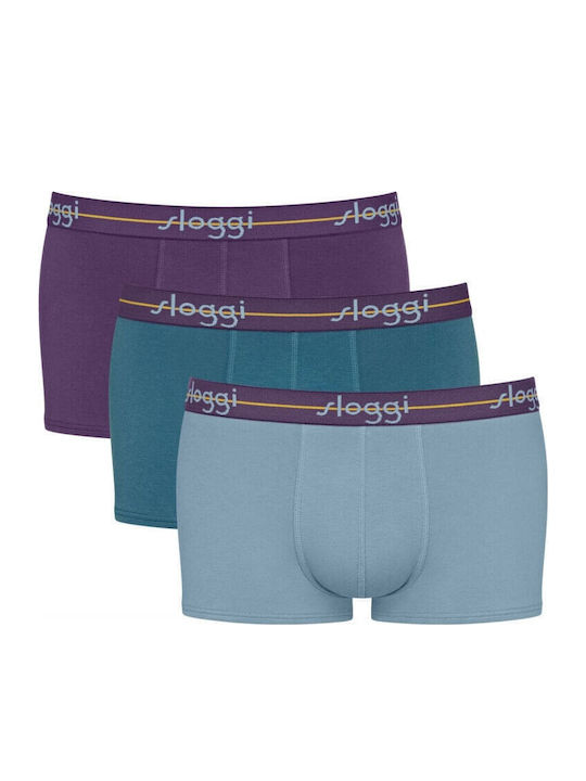 Sloggi Men's Boxers Multi with Patterns 3Pack