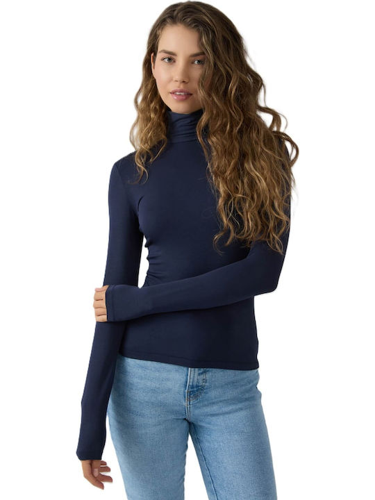 Minerva Fimelle Women's Long Sleeve Turtleneck ...