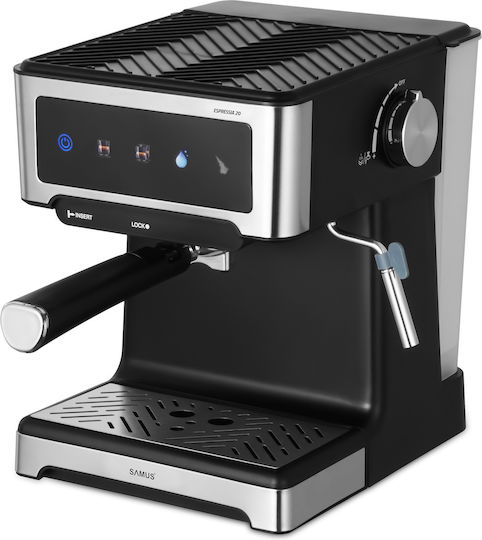 Samus Espressia 20 Mașină de Espresso 1150W Presiune 20bar Neagră