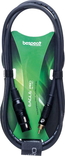 Bespeco Kabel RCA-Stecker - RCA-Buchse 1.5m EAXFR150