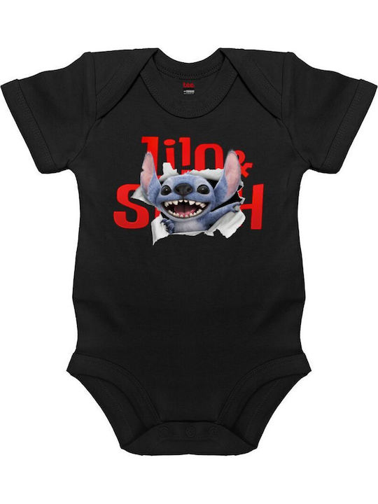 Koupakoupa Stitch Movie Mâneca scurta Black