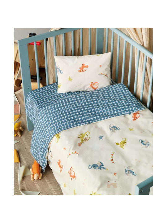 Kentia Poldo Baby Sheets Set Cradle Cotton Beige 70x120cm 2pcs