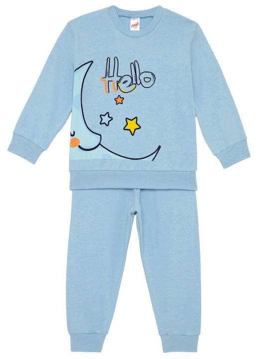 Minerva Kinder Schlafanzug Sky Blue Moon
