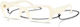 Vogue Plastic Eyeglass Frame Butterfly White VO...