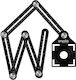 Carpenters Aluminum Angle Ruler 17.5cm