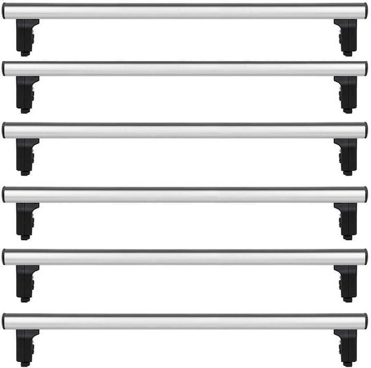 Menabo Bare de Acoperiș Aluminiu 140cm. pentru Mercedes-Benz Sprinter 2007-2010 (Set cu picioare)