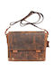 Leather Men's Briefcase Brown