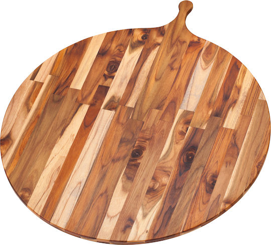 Teak Wonder Round Wooden Chopping Board 82.6x71.1cm