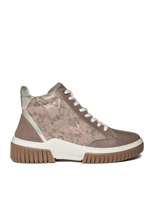 Stiefeletten Damen Beige