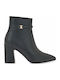 Women's Ankle Boots with High Heel Black