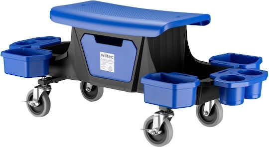 Wiltoc Arbeitshocker mit Maximalbelastung von 150 Kilogramm und Stauraum