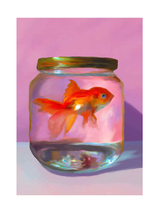 Πόστερ Fish Ροζ Πορτοκαλί 50 X 70 Paper Collective Πόστερ Fish Ροζ Πορτοκαλί 50 X 70 Paper Collective
