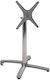 HomeMarkt Folding Table Stand made of Aluminum with Regulator Chrome 69x69x73cm