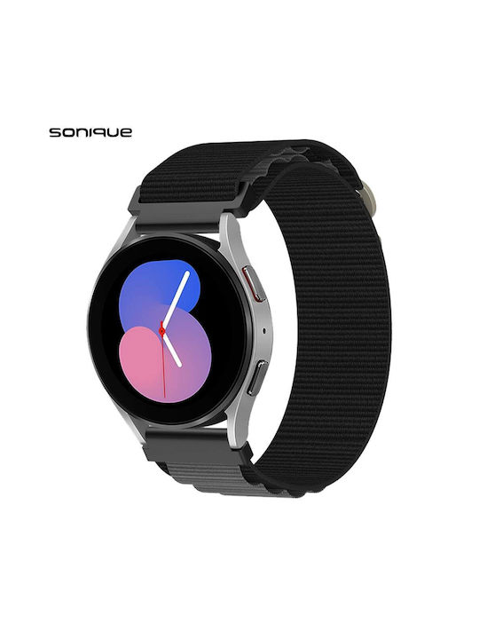 Λουράκι Nylon Alpine Loop Band Sonique 22mm Samsung Huawei Amazfit Xiaomi Honor Μαύρο Γκρι Λουράκι Nylon Alpine Loop Band Sonique 22mm Samsung Huawei Amazfit Xiaomi Honor Μαύρο Γκρι