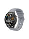 Monochrome Soft Silicone Watch Strap Huawei Watch GT Runner 22mm Gray