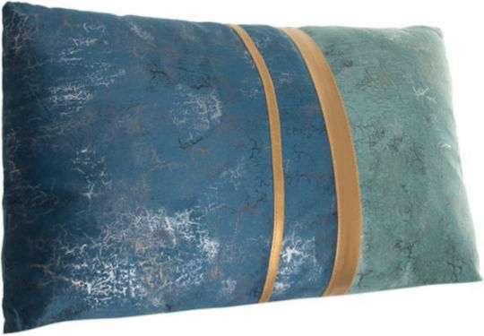 H&T Zierkissen Blau Mint 30x50cm