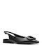 Leather Ballerinas Sensa15 Trim Black