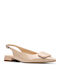 Patent Leather Ballerinas Sensa15 Trim Beige