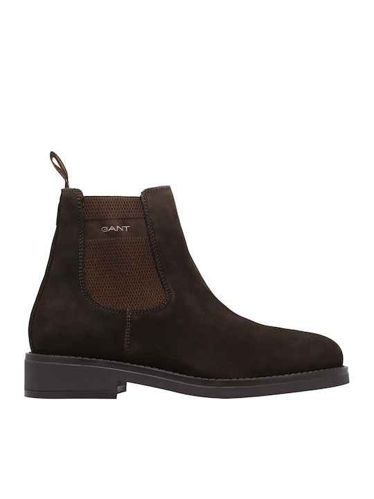 Gant Prepdale Suede Καφέ Ανδρικά Μποτάκια