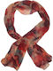 Gift-Me Women's Silk Scarf Red