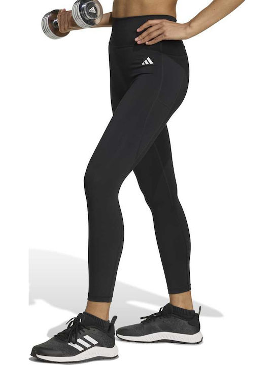 Optime Essentials Training Γυναικείο Cropped Κολάν Μαύρο
