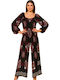 Women's One-piece Suit Black, Burgundy