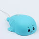 Cute Cartoon Wired Mouse Light Blue