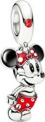 Charm Compatibil Brățară Pandora Model Mickey & Minnie Din Argint Charm Compatibil Brățară Pandora Model Mickey & Minnie Din Argint