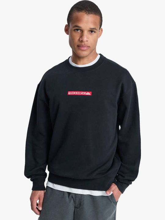 Quiksilver Dna Crew Φούτερ Μαύρο