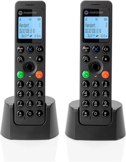 Motorola DOT202 Schnurlostelefon Schwarz