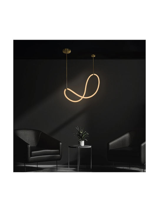 kelvo Glow Pendant Light White 120x120x60cm