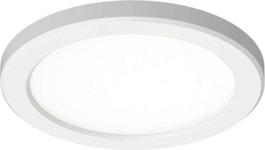 Optonica Στρογγυλό Εξωτερικό LED Panel 10W με Ρυθμιζόμενο Λευκό Φως