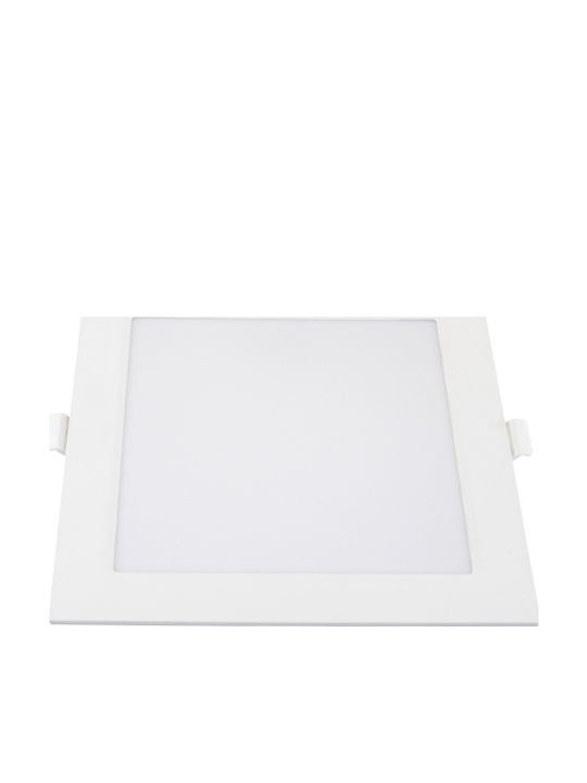 Optonica Square Recessed LED Panel 18W with Natural White Light